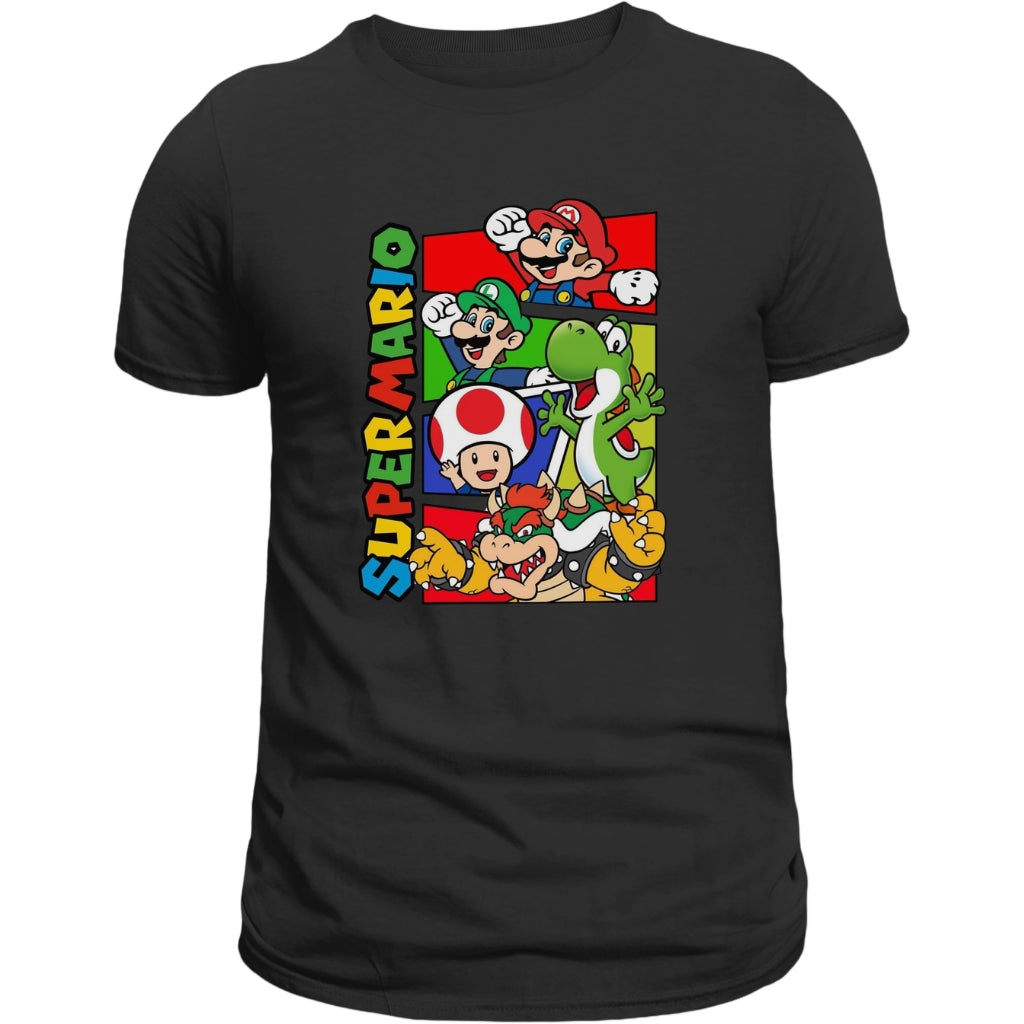 Camisa Negra de Super Mario Bros