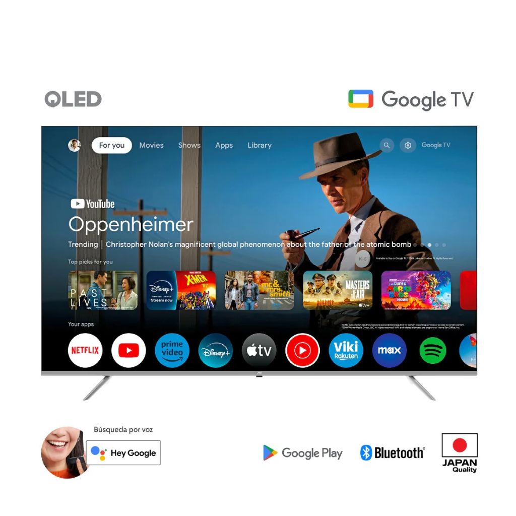 JVC Pantalla 86" QLED 4K, LT-86KB738