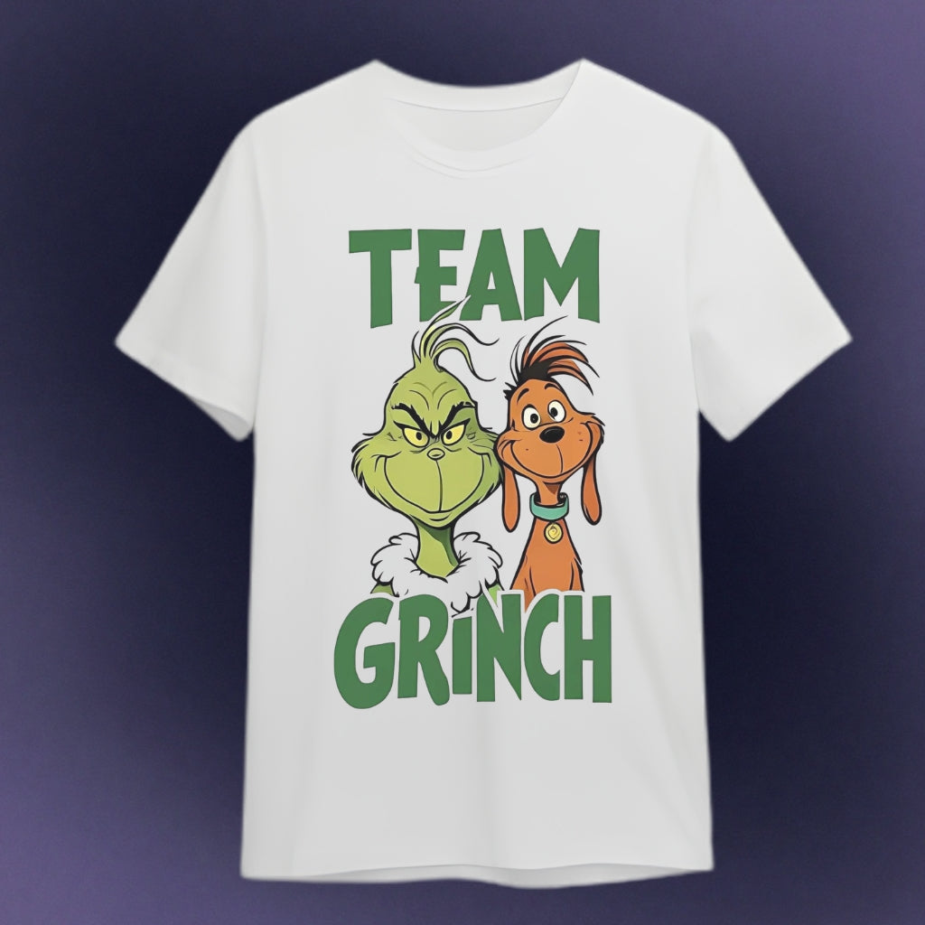 Camisa Blanca de Team Grinch