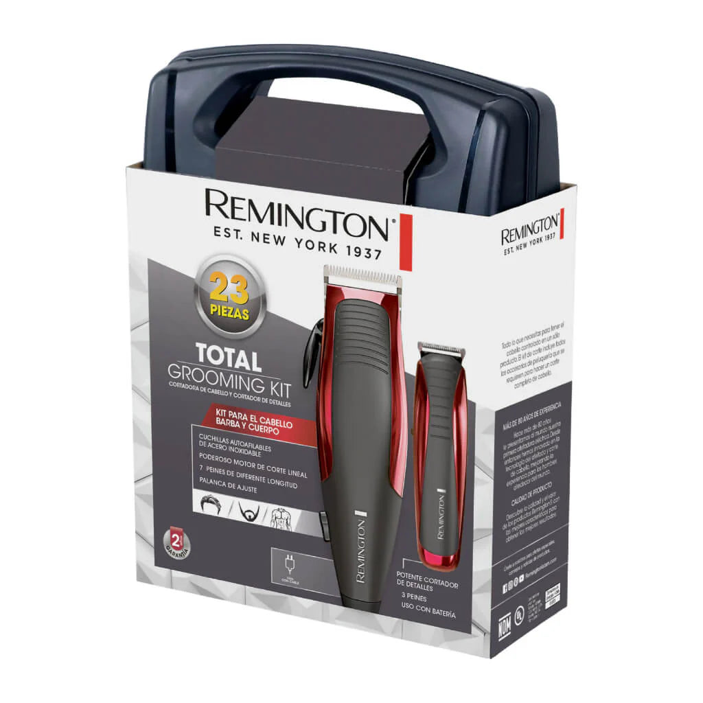 Remington kit Cortadora Cabello 23 Piezas HC1080-MB06-F