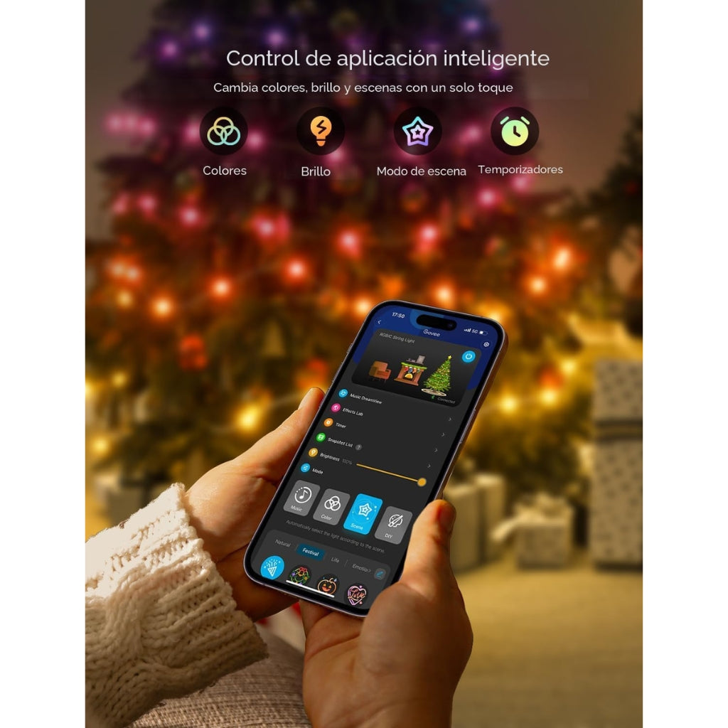 Govee Luces Navideñas  20 M, H70C21D1s