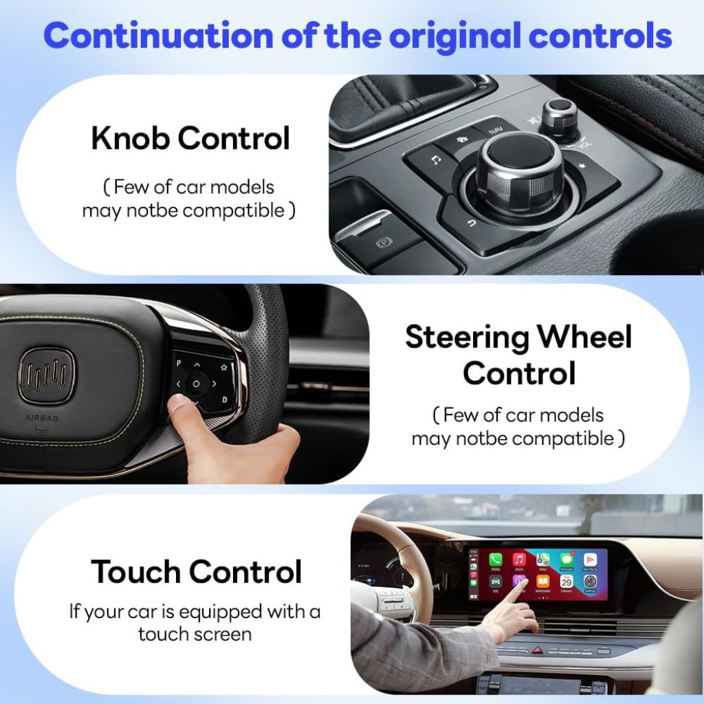 Calinkit Adaptador Inalambrico CarPlay / Android Auto