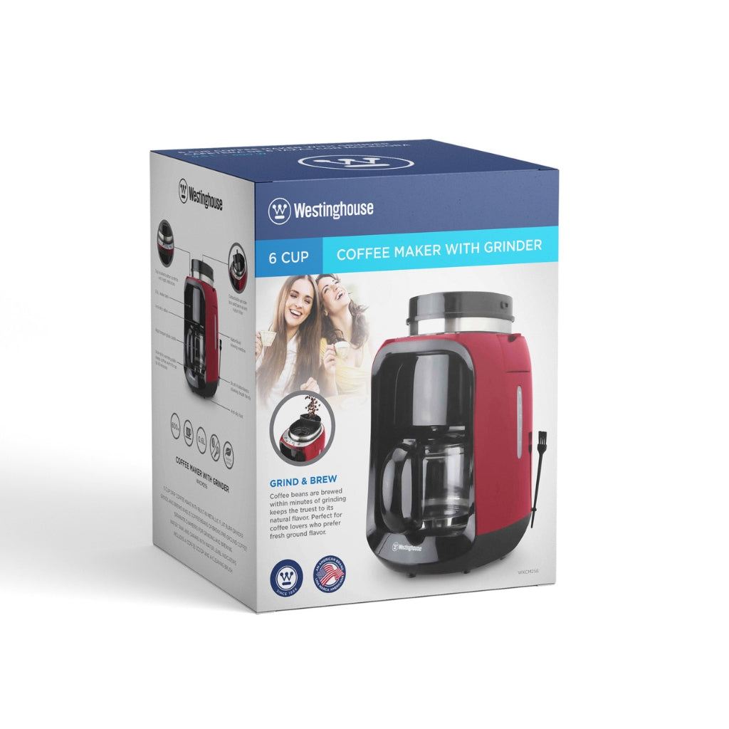 Westinghouse Cafetera con Moledor 2 en 1, WKCM256