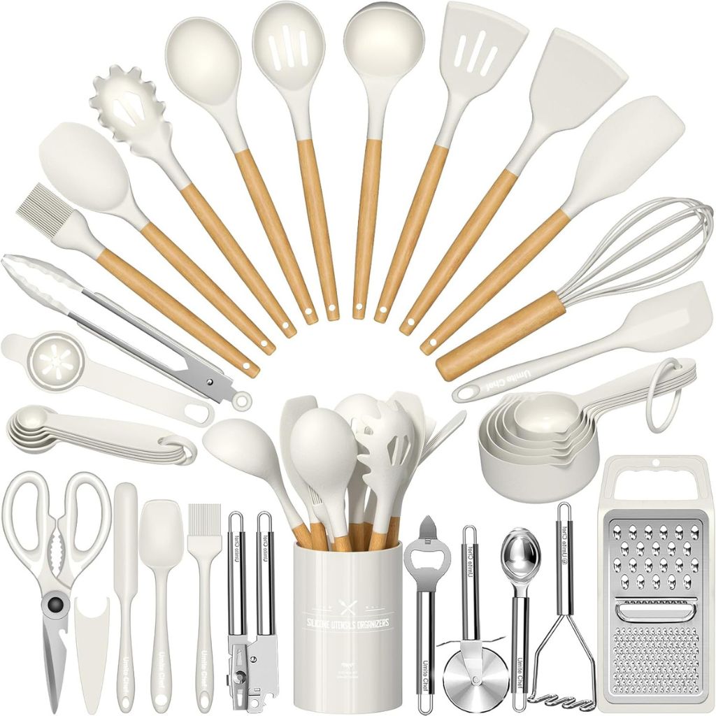 Umite Chef Juego de Utensilios de Cocina de Silicona, 34 piezas