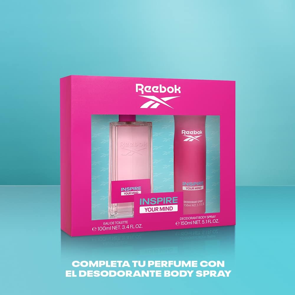 Estuche Mujer Reebok Inspire Your Mind, 2 Piezas