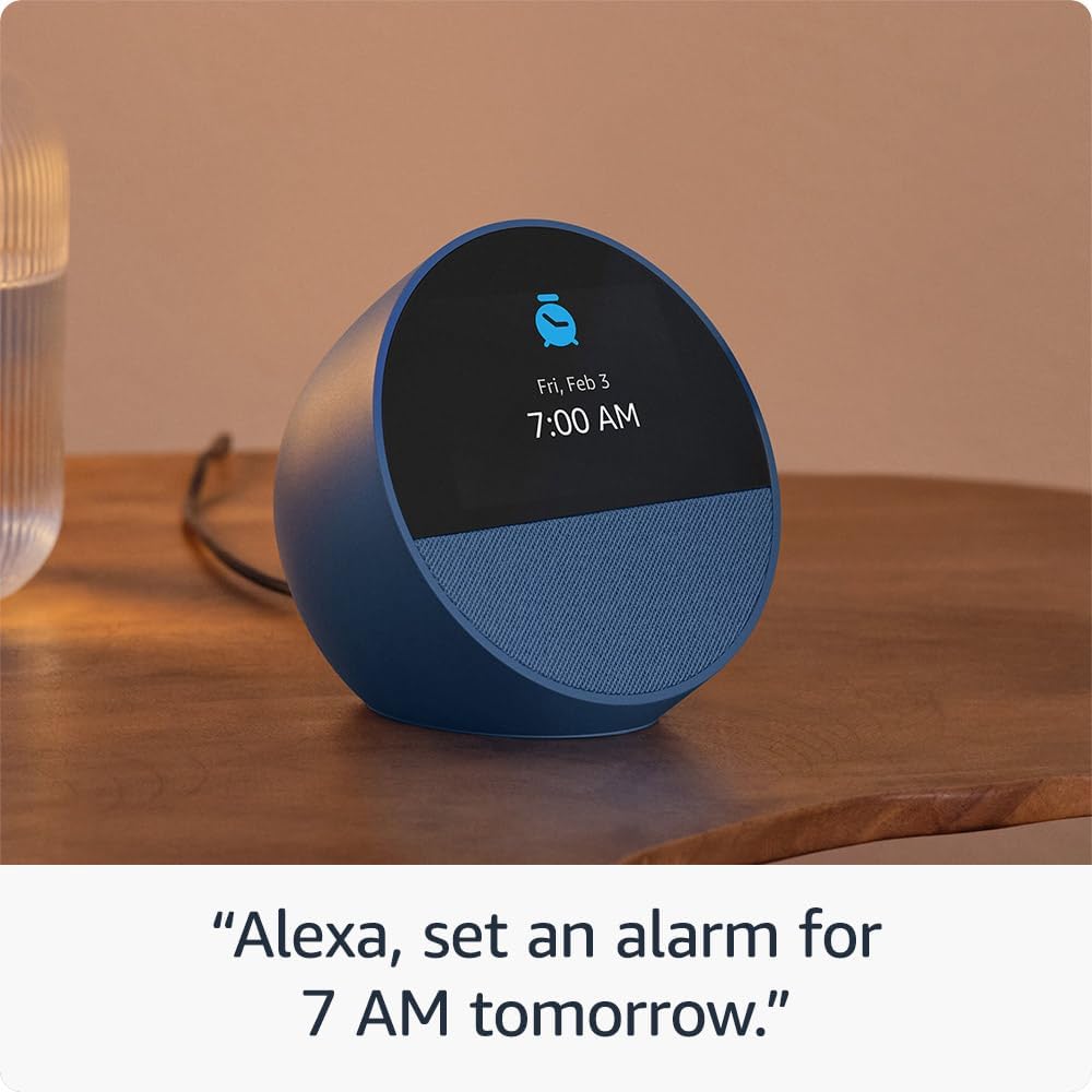 Amazon Parlante Echo Spot con Reloj