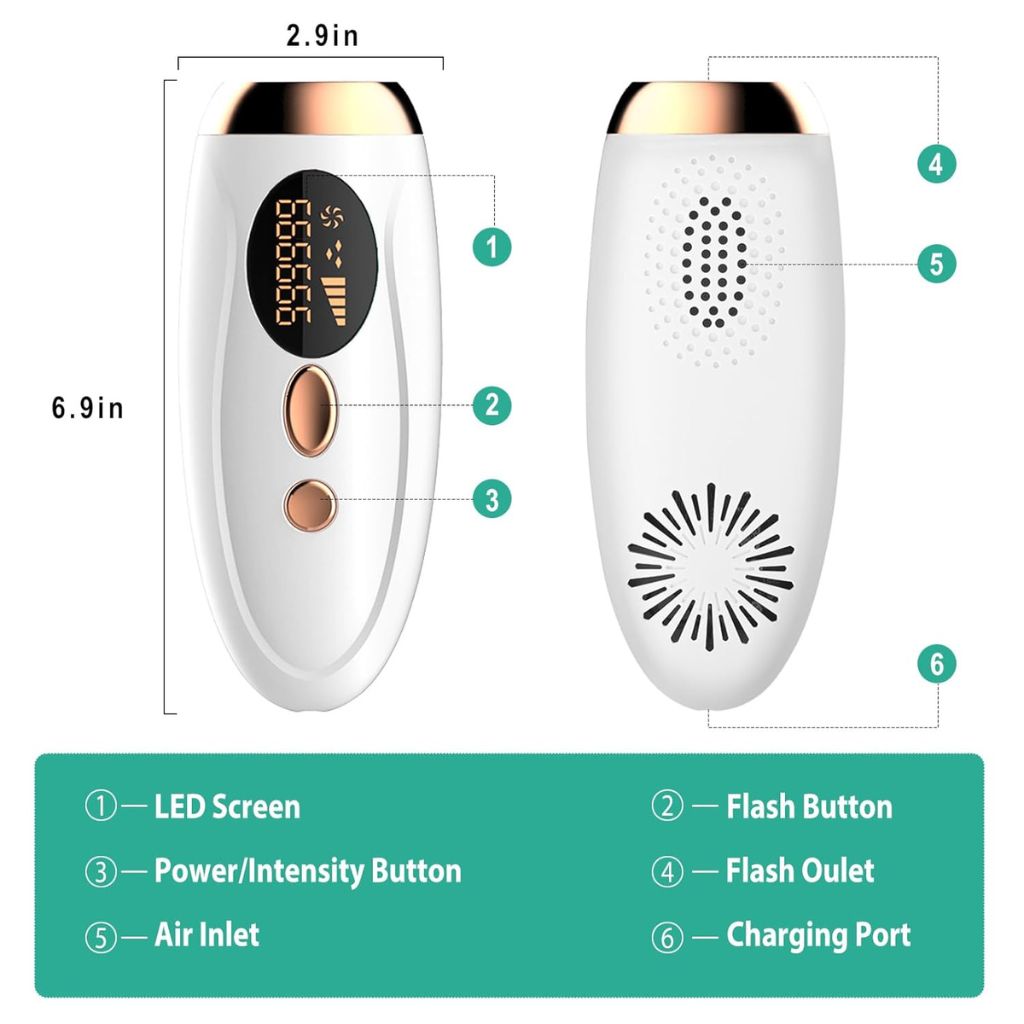 Auitroncar Depilacon IPL Laser para Mujeres y Hombres