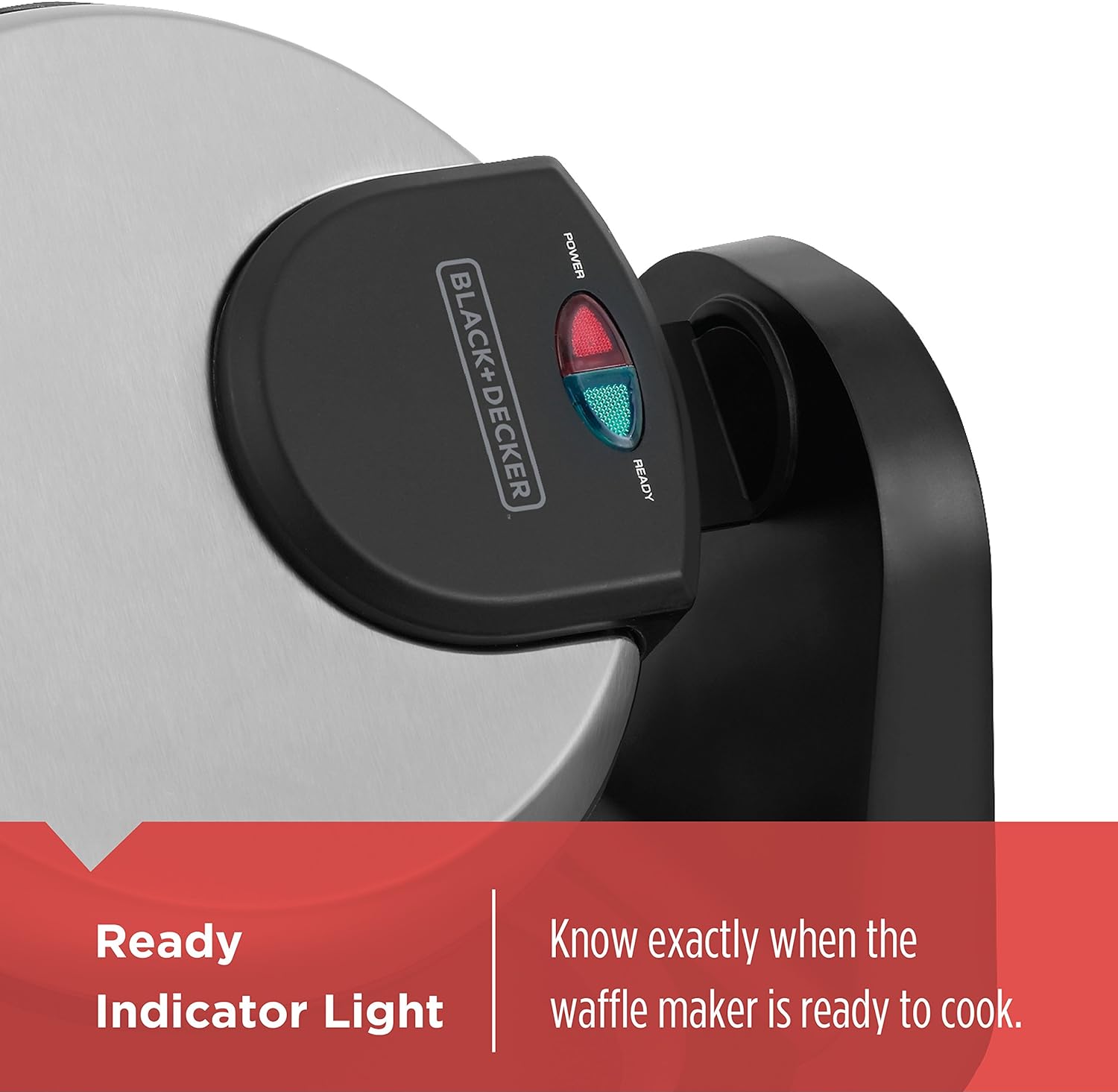 Black + Decker Wafflera Belgian Flip, WM1404S-LA