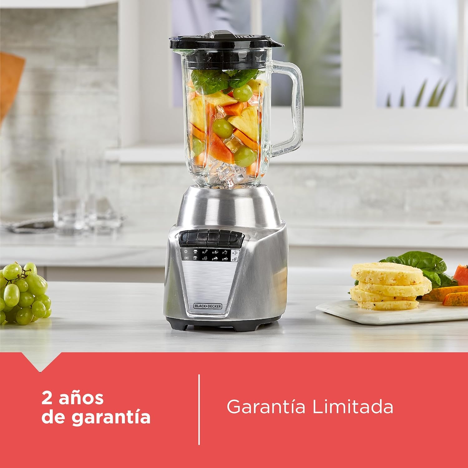 Black & Decker Licuadora 8 Velocidades, BL0876-2SDLA
