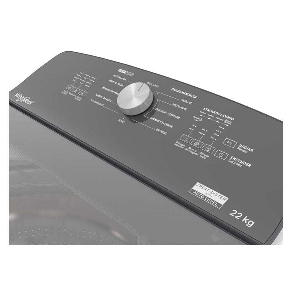 Whirlpool Lavadora Automática Carga Superior 22Kg, 8MWTW2241WJB