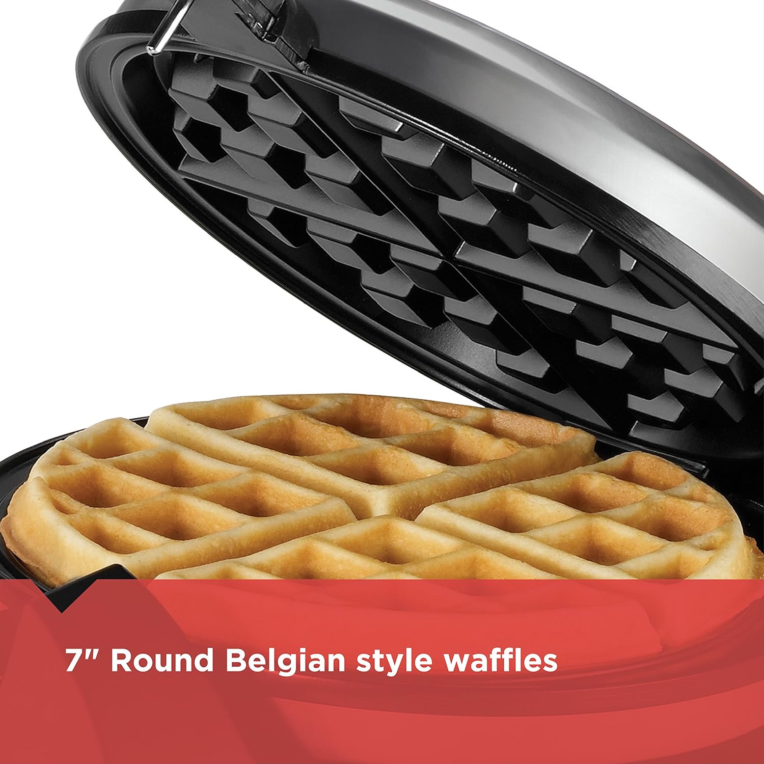 Black + Decker Wafflera Belgian Flip, WM1404S-LA