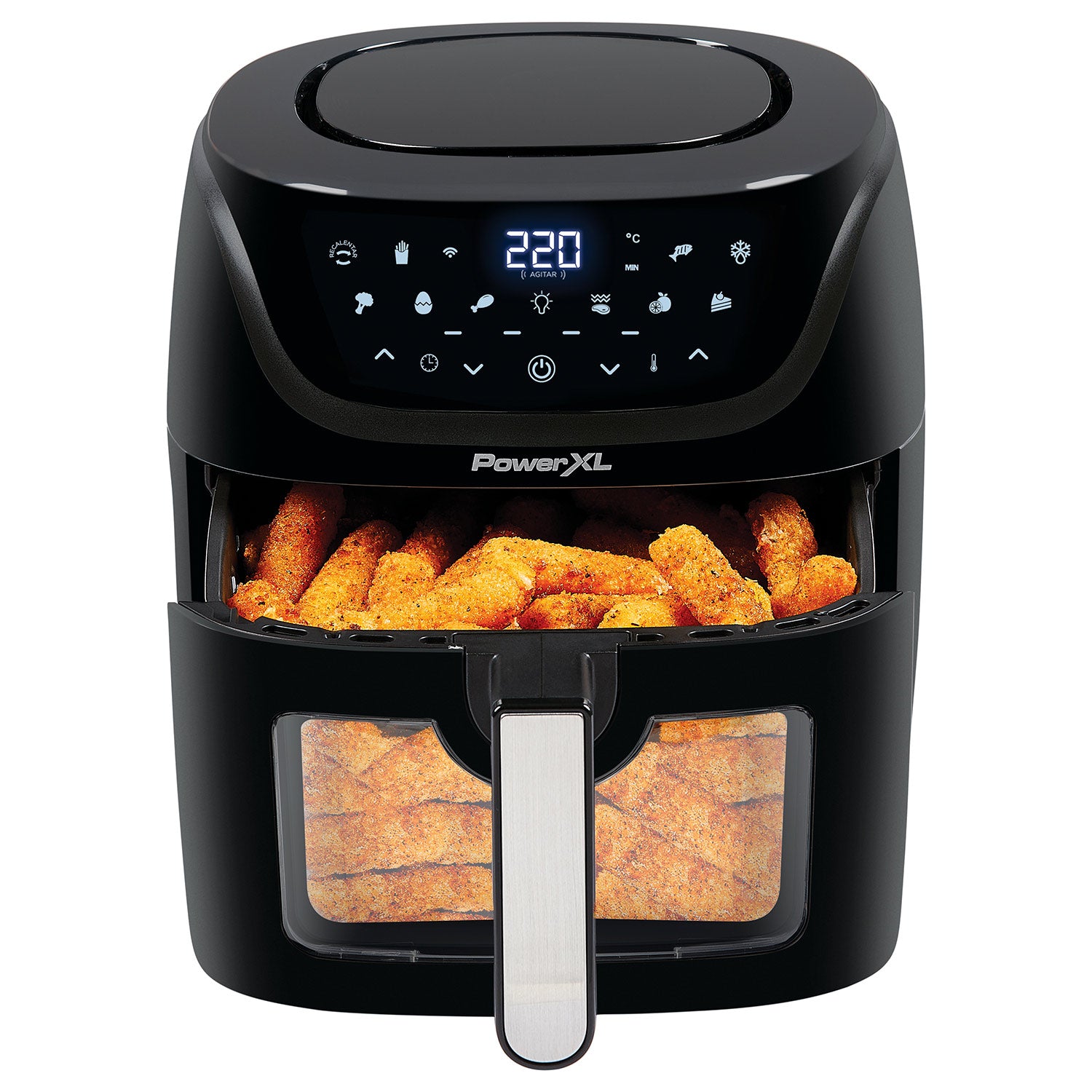 Power XL Freidora de Aire Vortex 7.5 L AF-E8001-WA-LA