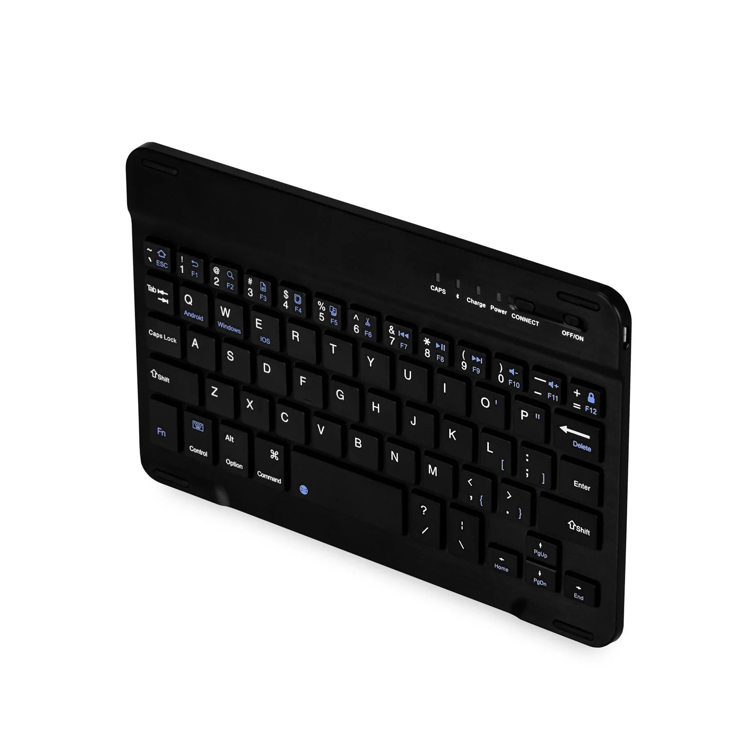 Argom Teclado Portátil Inalámbrico Ultrafino Negro, ARG-KB-0203
