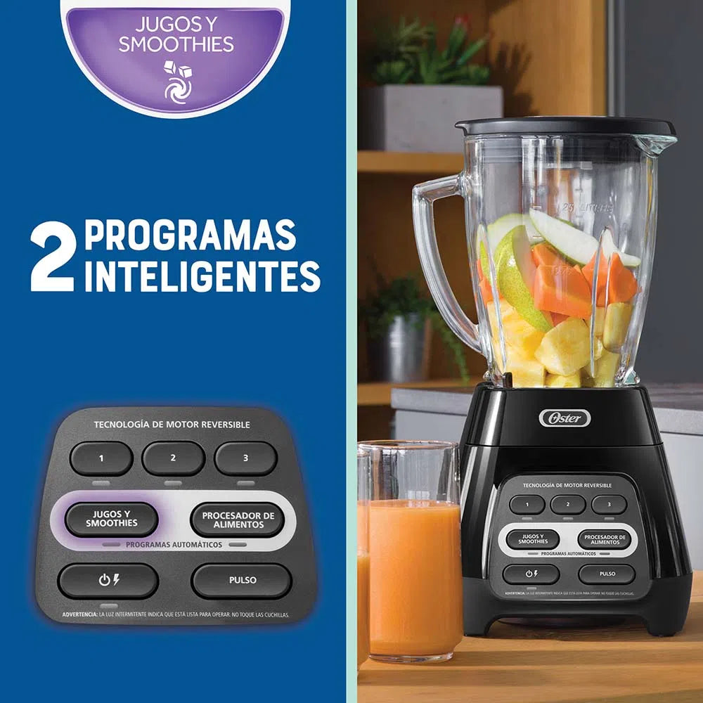 Oster Licuadora con Programas Automáticos y Tecnología Reversible BLSTPYG1309B