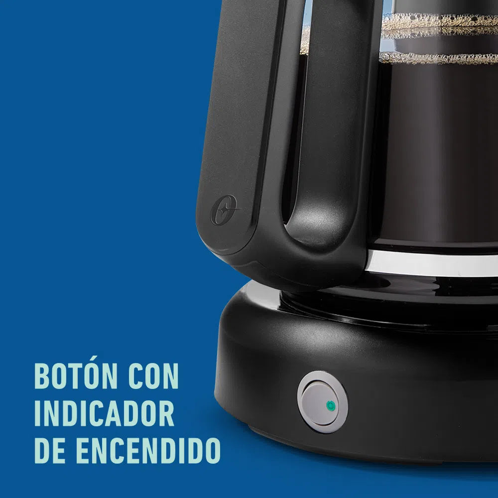 Oster Coffee Maker 12 Tazas con Indicador de Encendido BVSTDCS12BN
