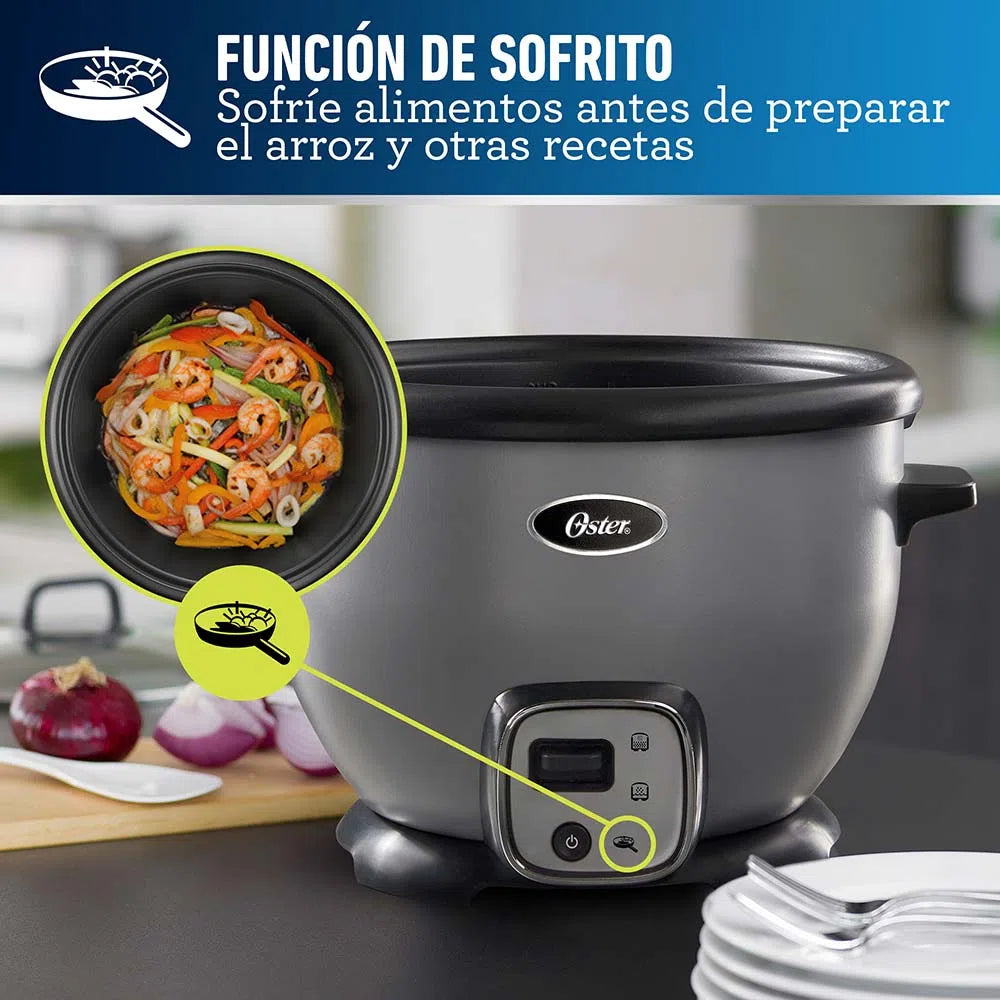 Oster Arrocera Multiusos 10 Tazas con Función Sofrito CKSTRC8029S