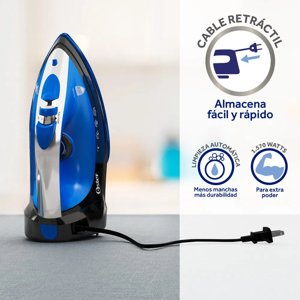 Oster Plancha De Vapor Cable Retráctil GCSTBSRC202