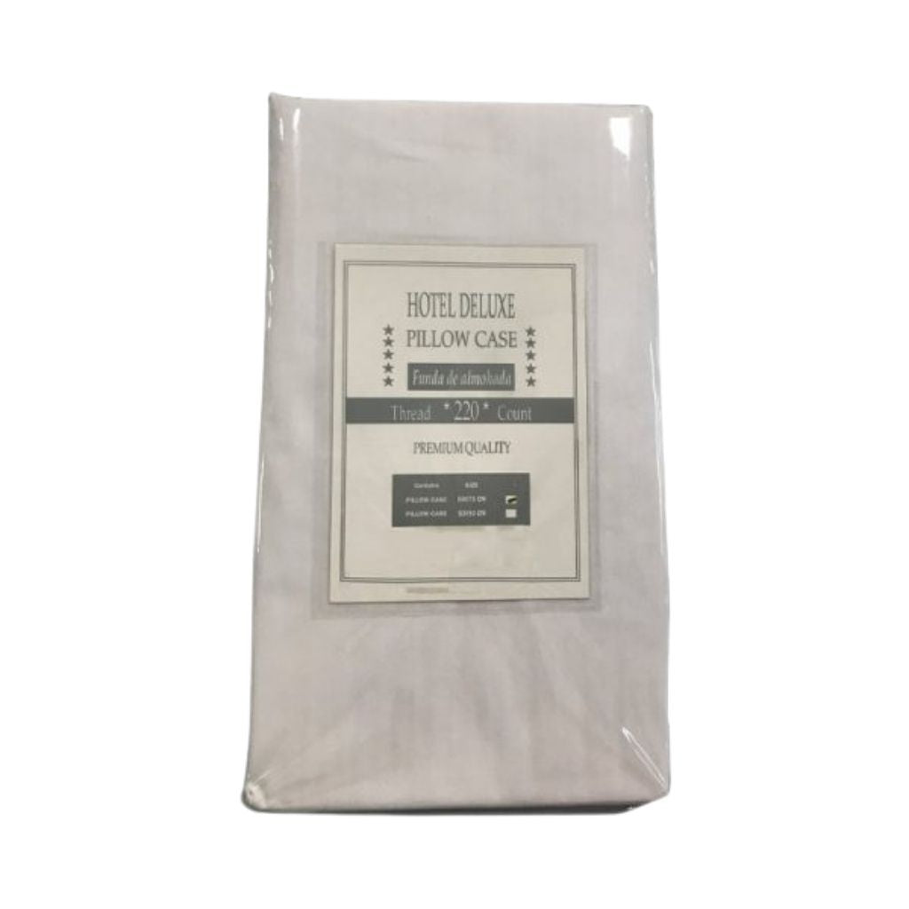Hotel Deluxe Funda King de Tela Percale de 220 Hilos