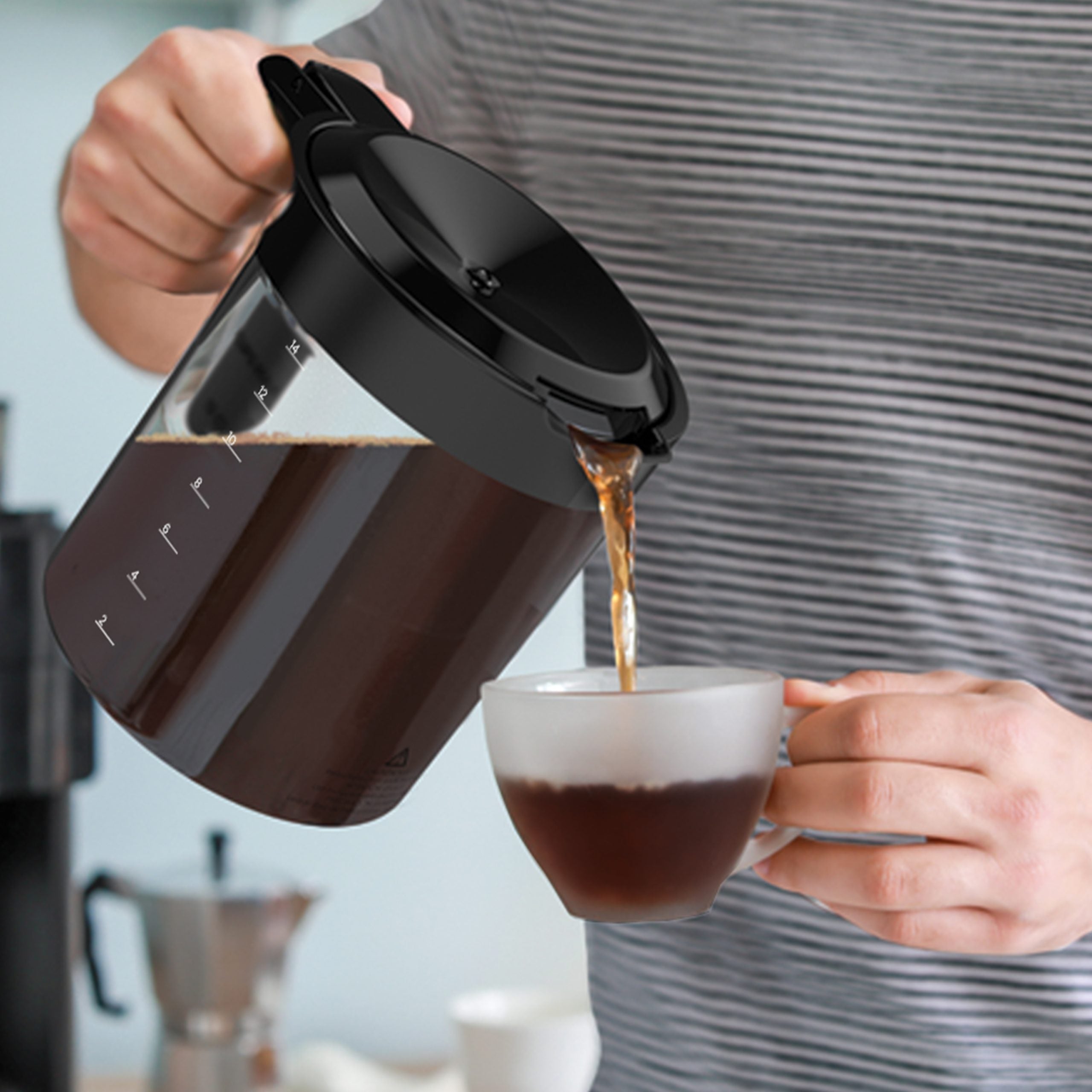 Power XL Coffee Maker Programable 14 Tazas SS0441-0BPLA