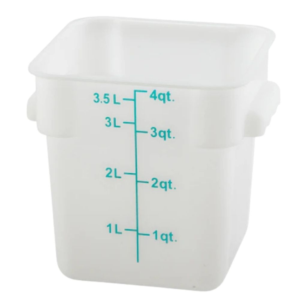 Winco Contenedor Blanco 4Qt