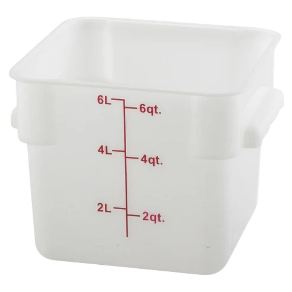Winco Contenedor Blanco 6Qt
