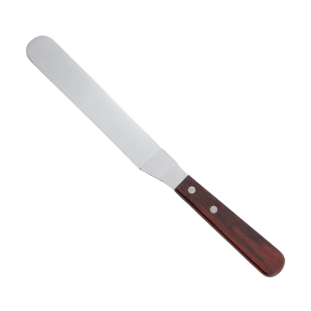 Winco Espátula para Repostería con Mango de Madera de 6-1/2"