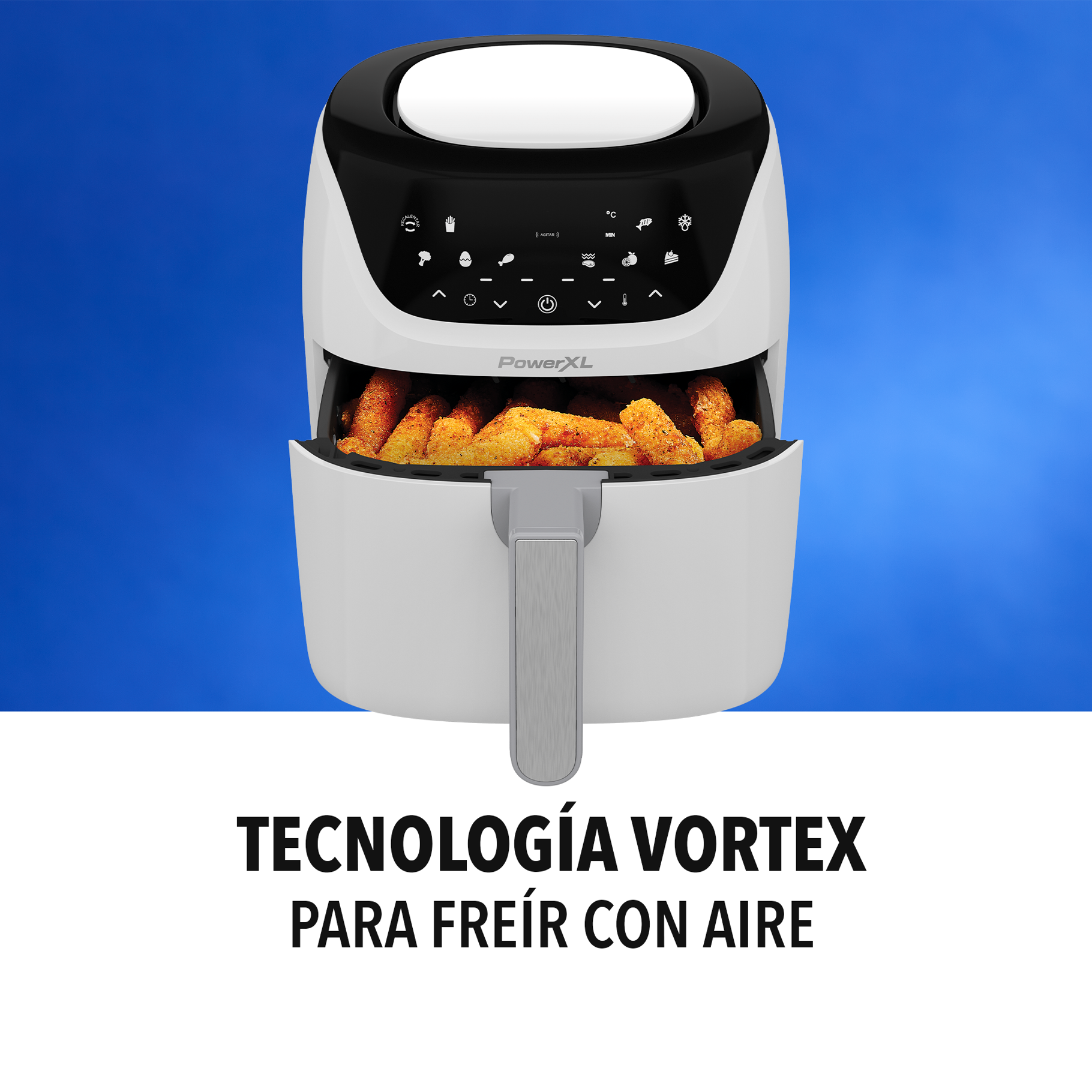Power XL Freidora de Aire y Horno Vortex 5.7 Litros, AF-E6001-H-LA