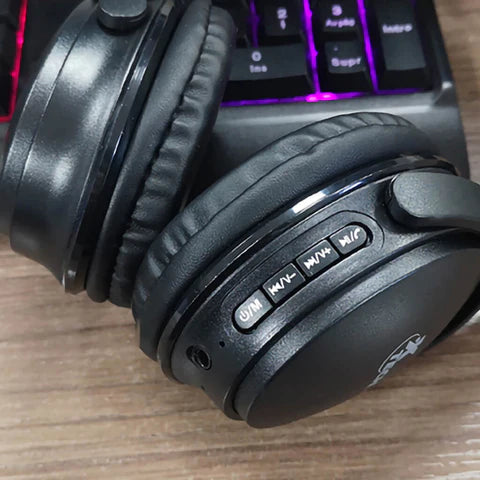 Xtech Audífonos Inalámbricos de Diadema Negro XTH-613