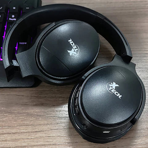 Xtech Audífonos Inalámbricos de Diadema Negro XTH-613