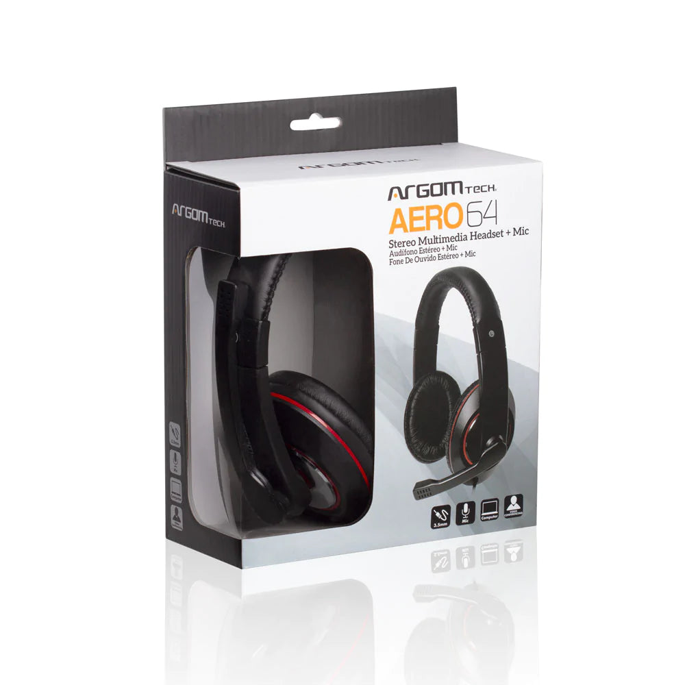 Argom Audífono con Micrófono ARG-HS-0064