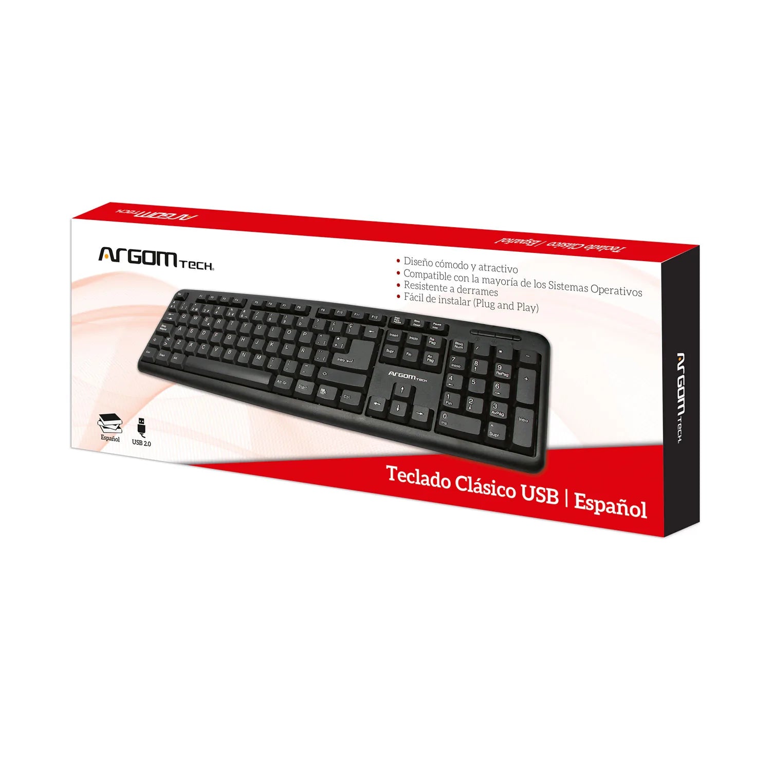 Argom Teclado USB en Español