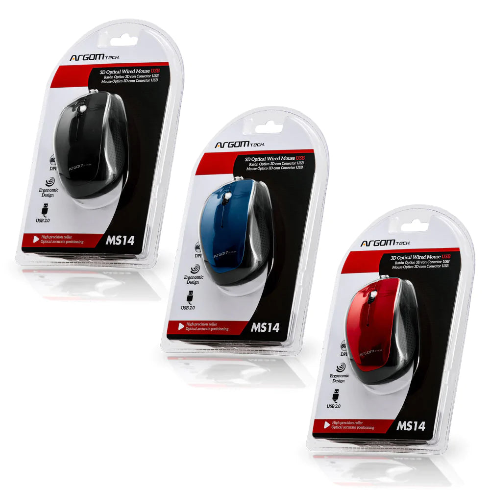 Argom Mouse Óptico USB