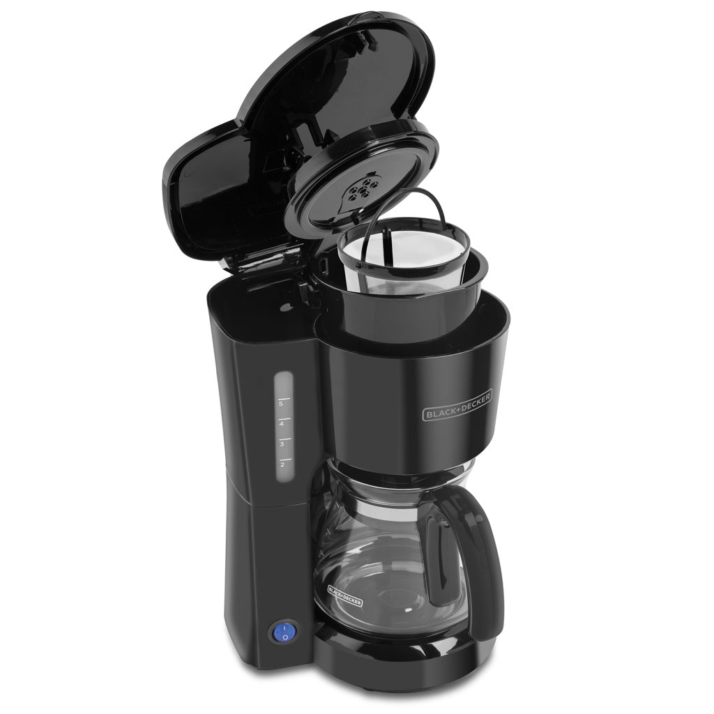 Black + Decker Cafetera 5 Tazas Negra CM0701B
