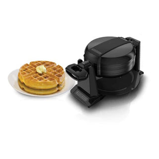 Black + Decker Waflera Doble Negra WMD200B