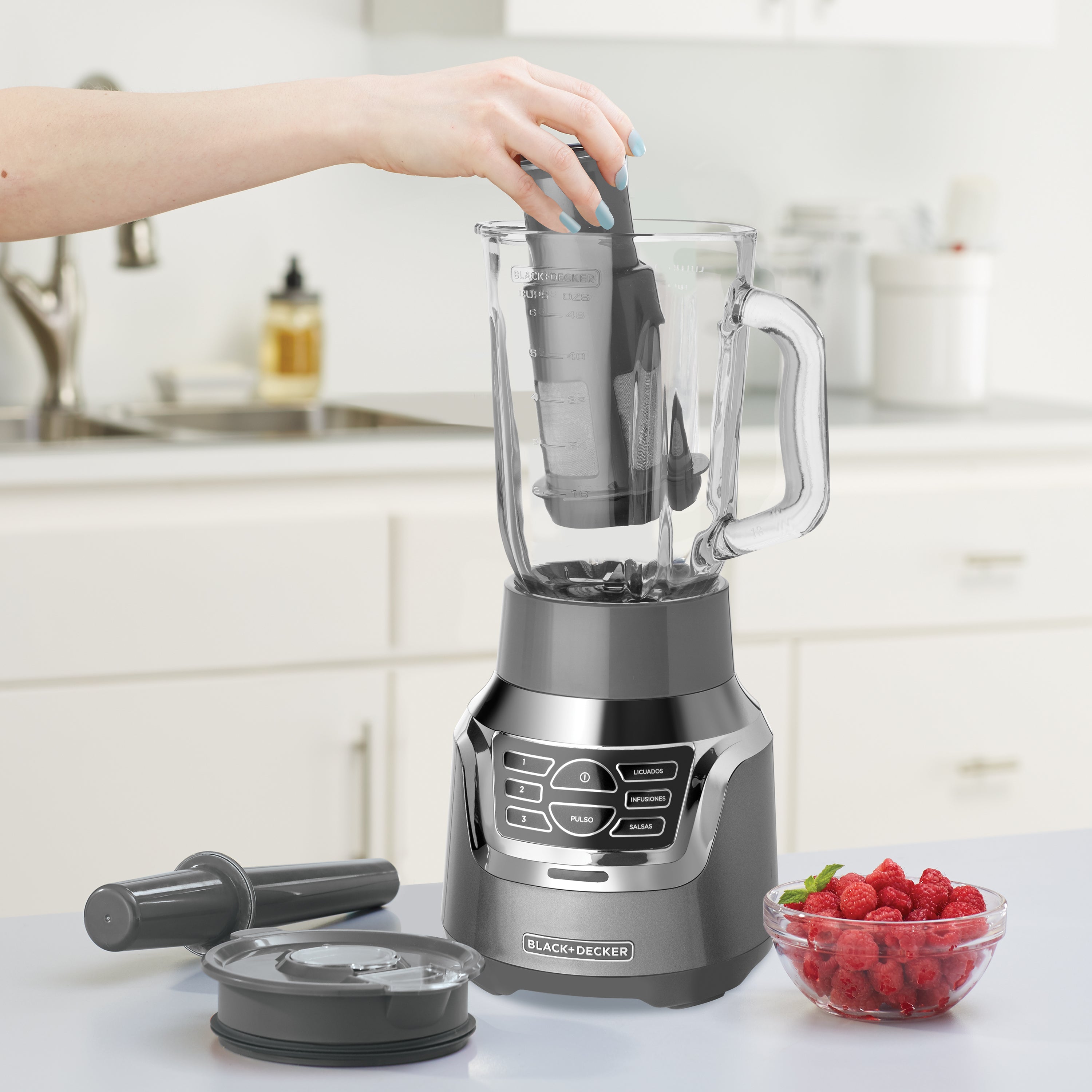 Black & Decker Licuadora Digital 3 Velocidades BL1350G