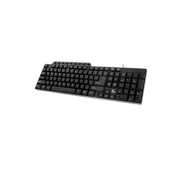 Xtech Teclado Alámbrico Inglés USB, XTK-160E