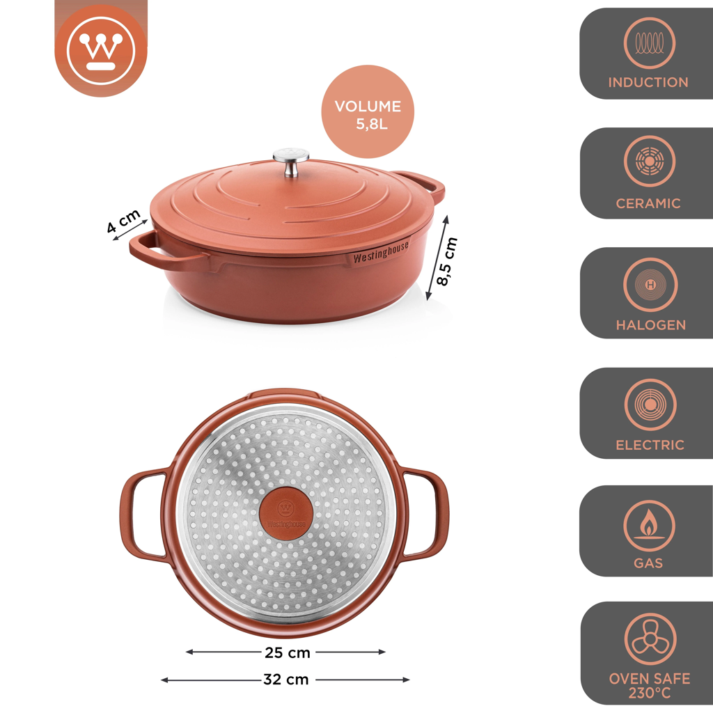 Westinghouse Olla Asadora Performance WCCC0095L32OR