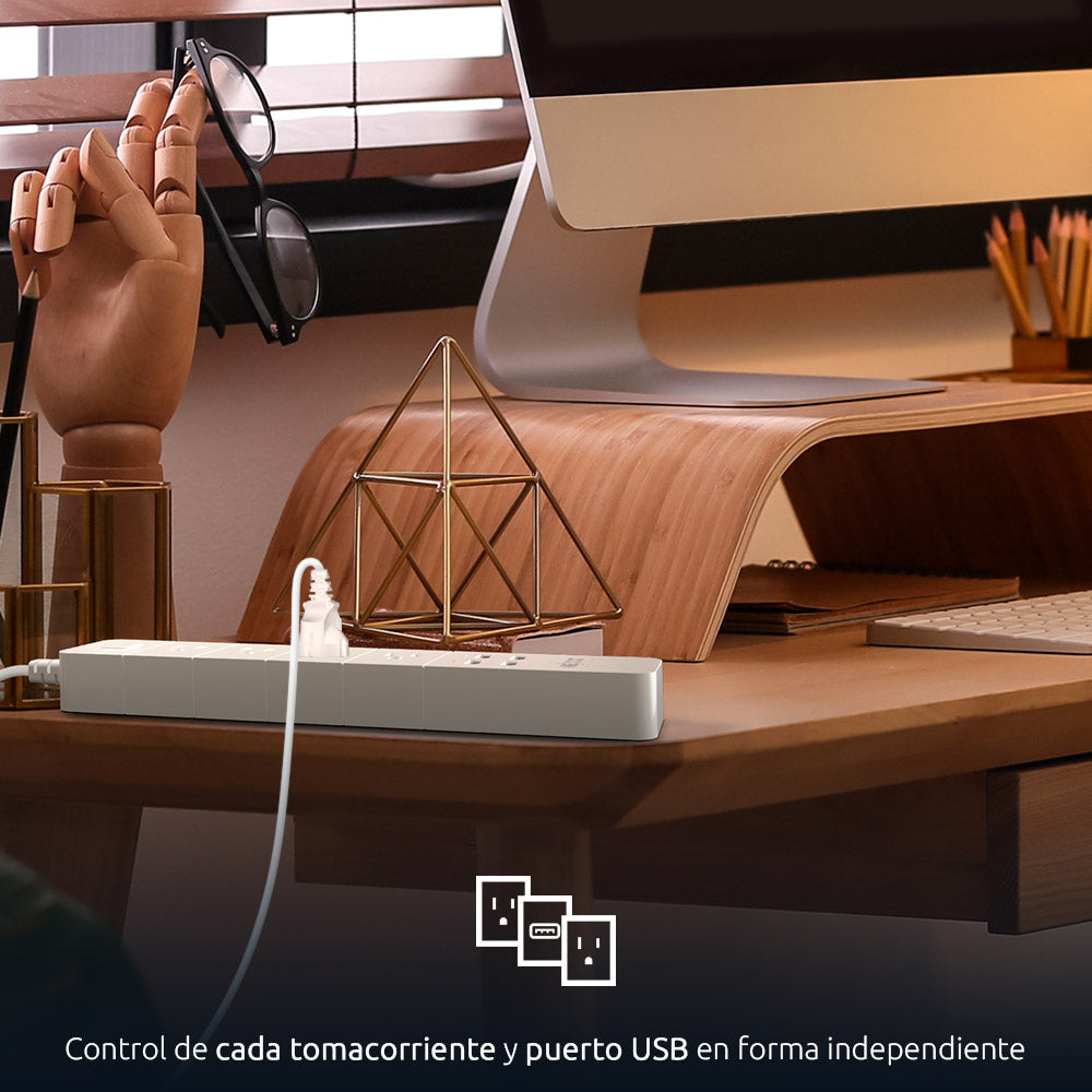 Nexxt Regleta Inteligente Wi-Fi para Interior 110V