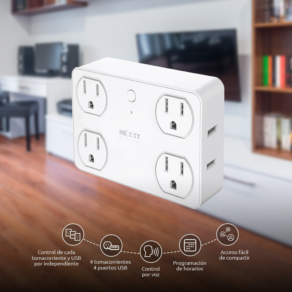 Nexxt Enchufe Inteligente Wi-Fi 110V