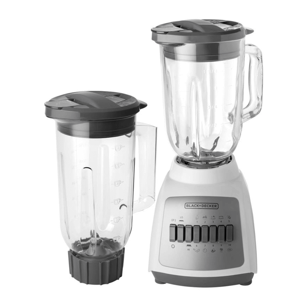 Black + Decker Licuadora 10 Velocidades Jarra Vidrio BLBD210GSs
