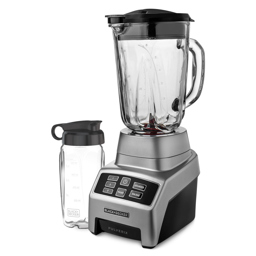 Black + Decker Licuadora Digital 3 Velocidades + Vaso Personal BL1840MS