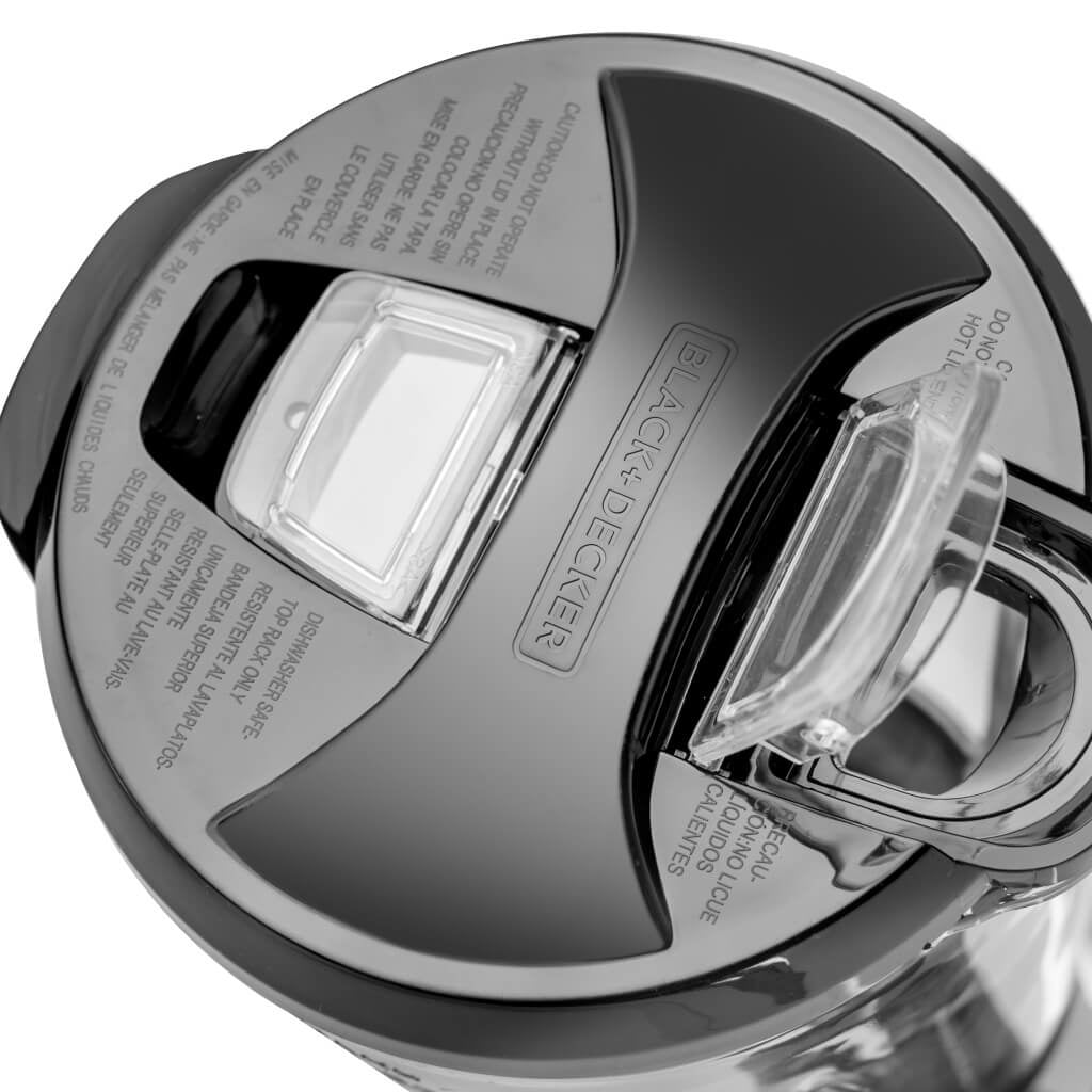 Black + Decker Licuadora 2 Velocidades + Vaso Personal Roja Metálica BL1650R