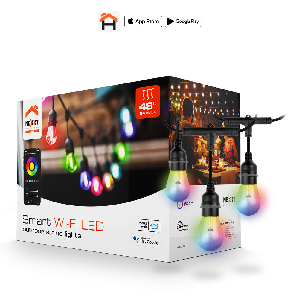Nexxt Guirnalda de Luces Inteligente con Conexión Wi-Fi