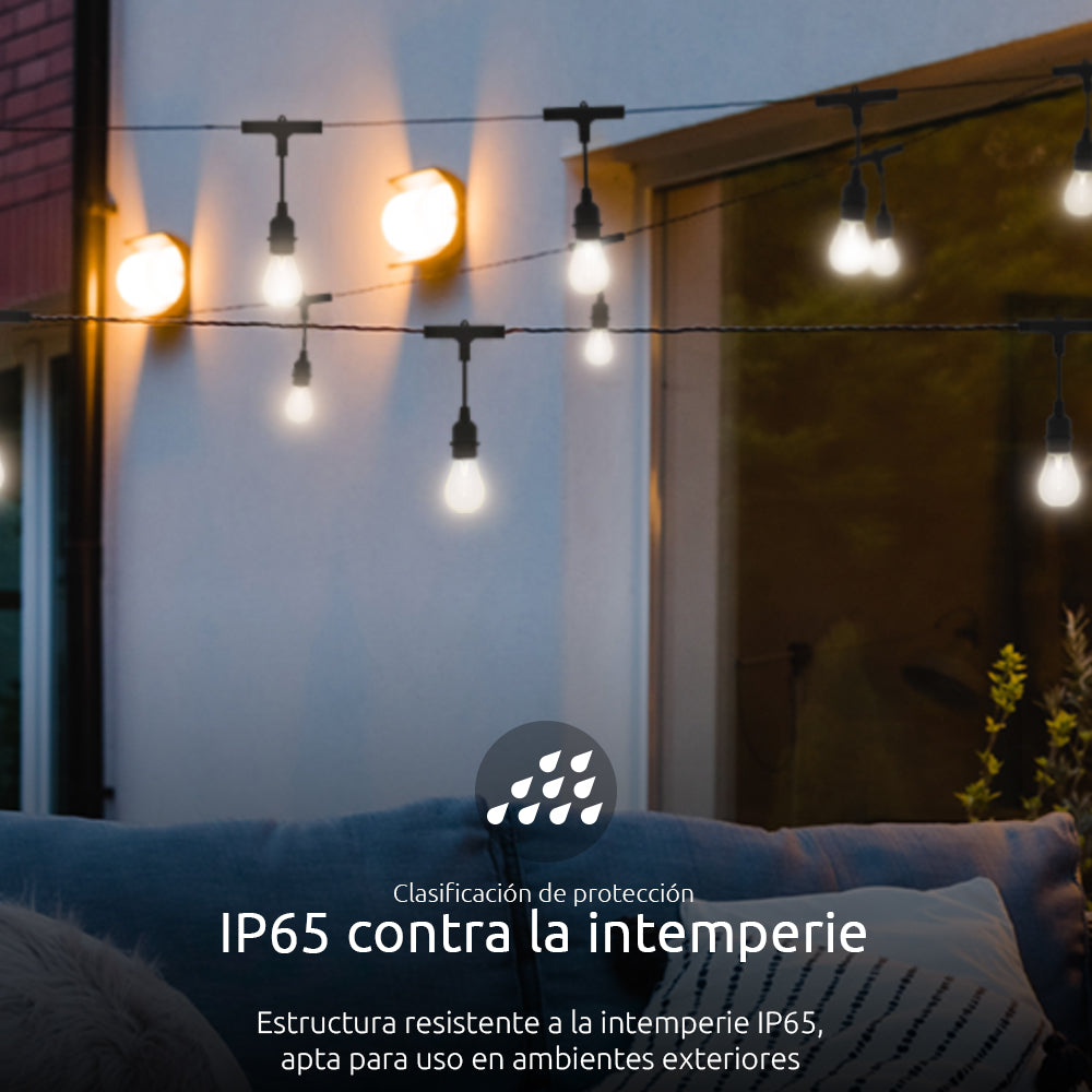 Nexxt Guirnalda de Luces Inteligente con Conexión Wi-Fi